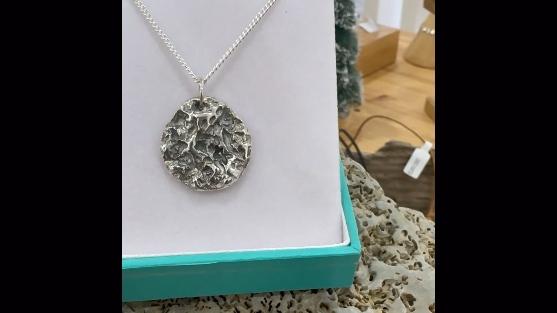 Silver Beach Rock Necklace – Isle of Wight Jewellery