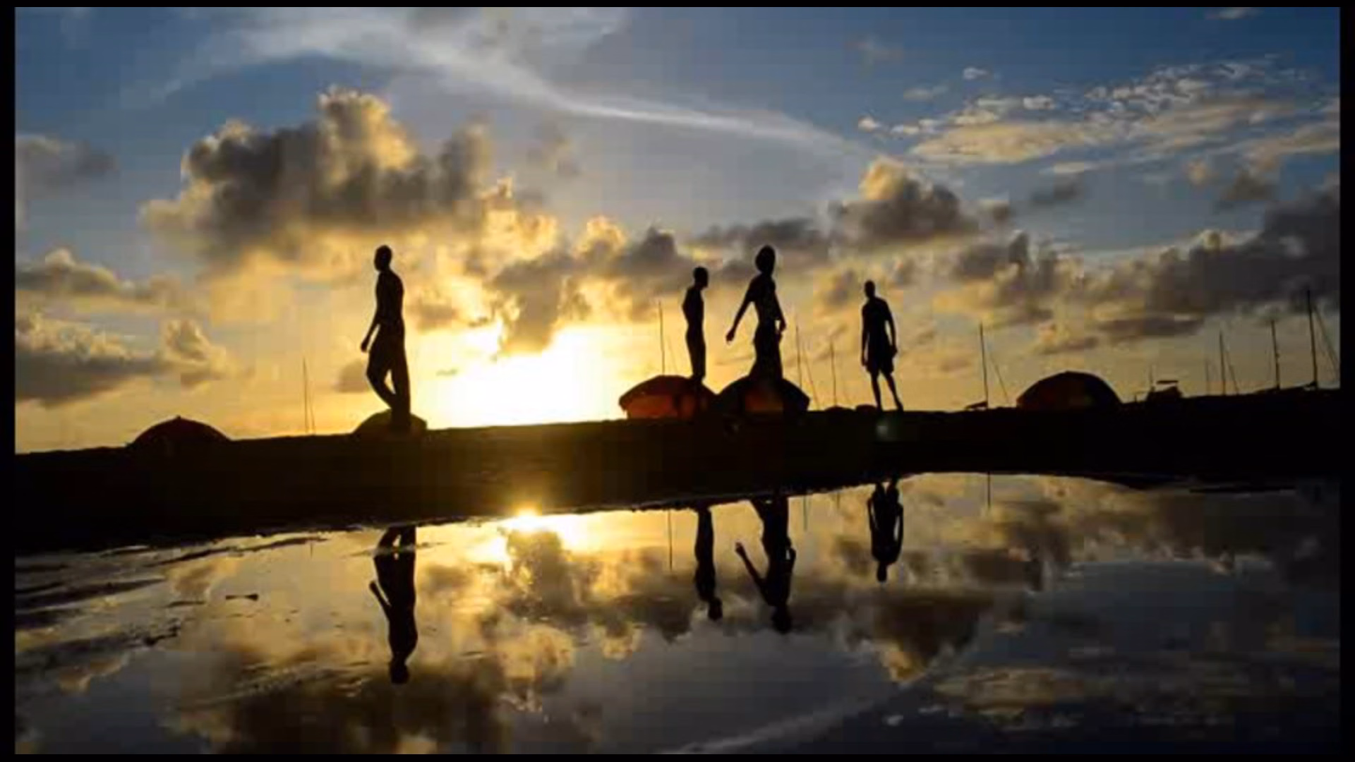 Beach Silhouettes