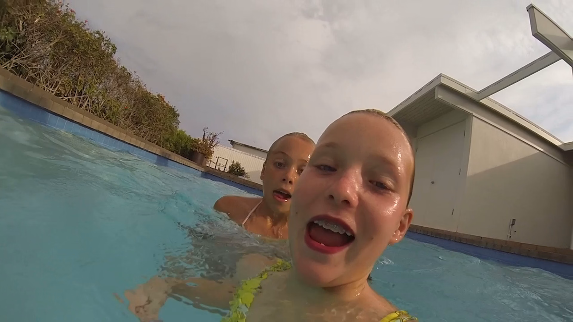 Girls in Pool