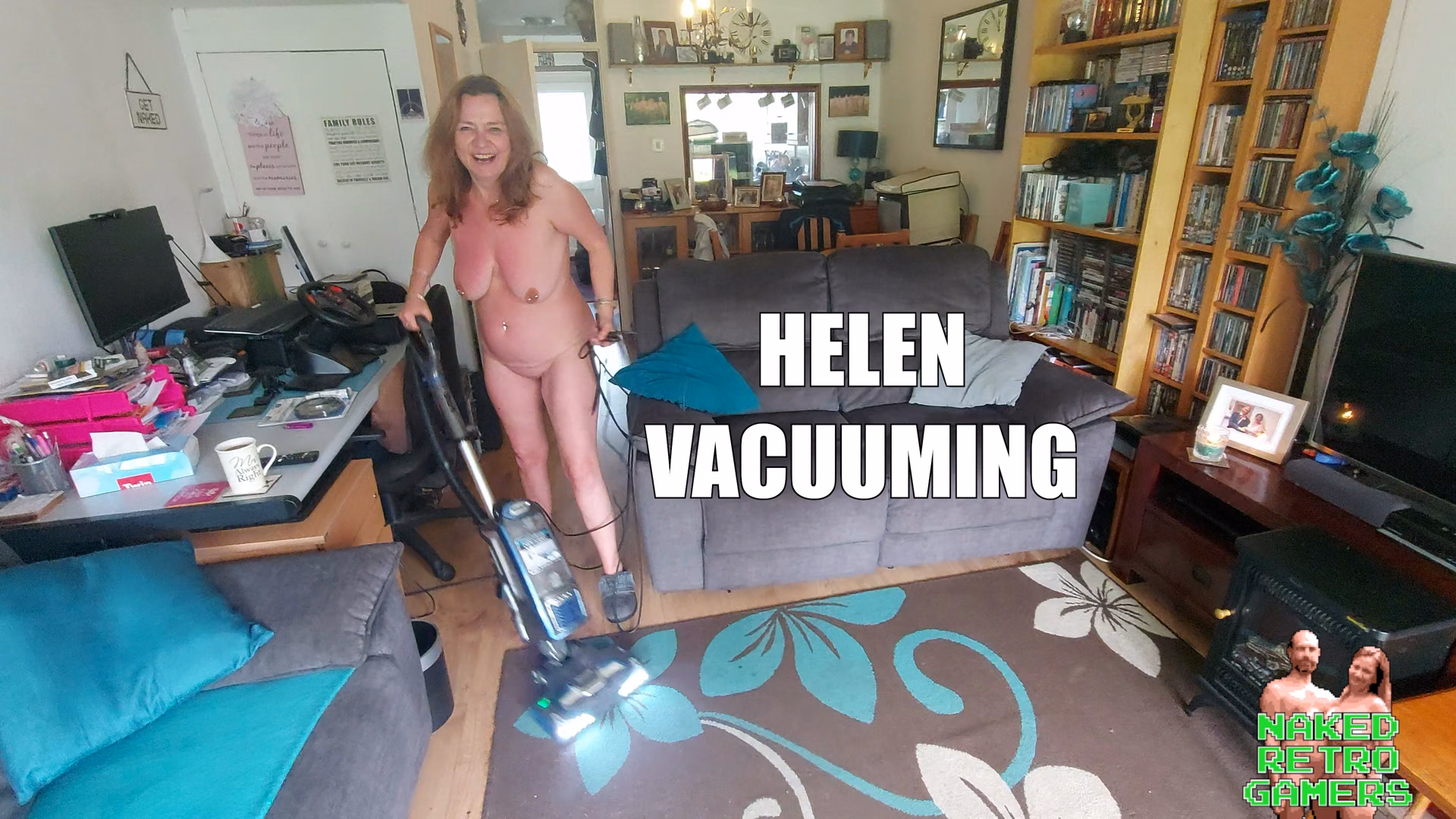 Helen Vacuuming