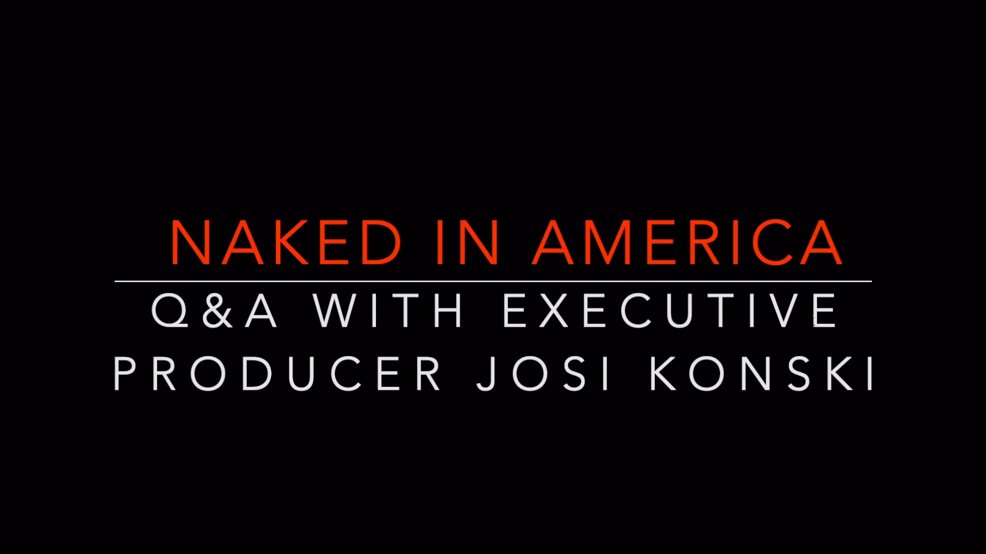 Q&A with Executive Producer